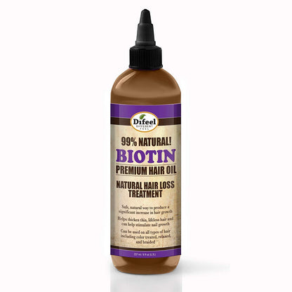Difeel Rosemary and Mint Premium Hair Oil with Biotin 7.1 oz. - Natural Rosemary Oil for Hair Growth & Biotin